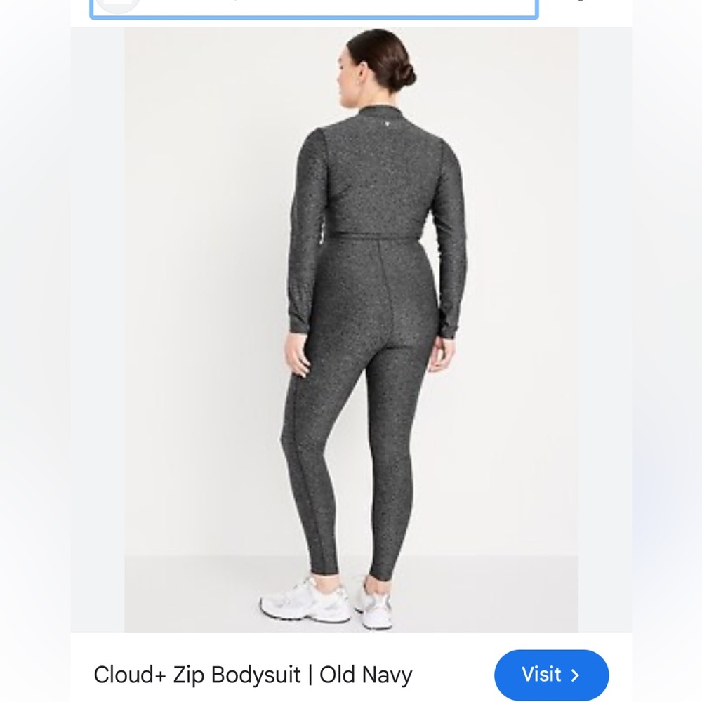 ATHLETIC BODYSUIT- NEVER WORN (size L) old navy